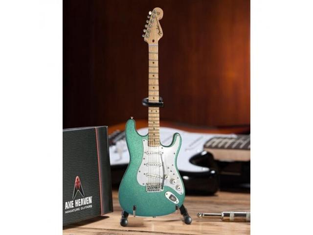 Axe Heaven Aston Martin Almond Metallic Green Finish Fender Stratocaster Mini Guitar Replica Collectible FS-030