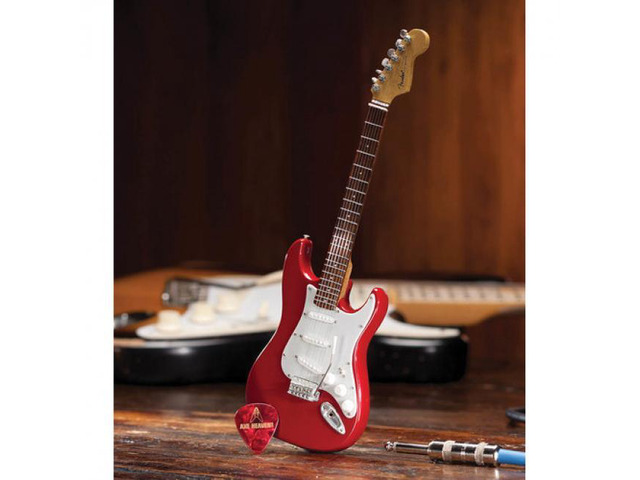 Axe Heaven Fender Stratocaster Classic Red Finish Miniature Guitar FS-006