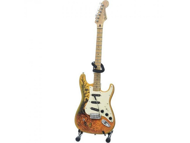 Axe Heaven David Lozeau Fender Strat - Tree of Life Mini Guitar DL-571