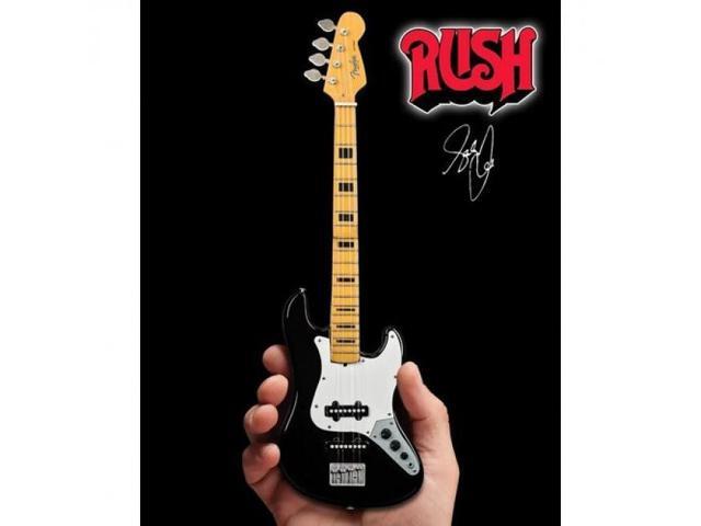 Axe Heaven Geddy Lee Fender Jazz Bass Black Inlays Mini Guitar FJ-003