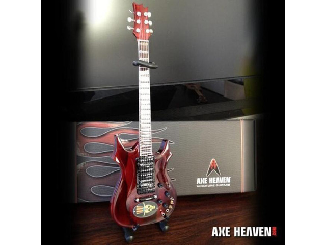 Axe Heaven Jerry Garcia Signature Top Hat Dead Head Tribute Mini Guitar Replica Collectible JG-406