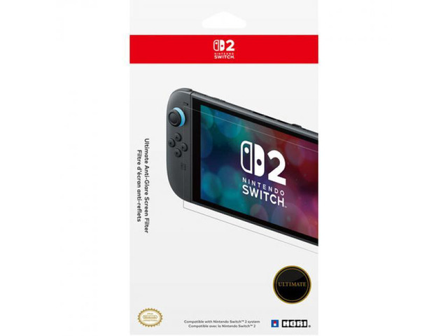 Switch 2 Accessory: HORI Ultimate Anti - Glare Screen Filter: Officially Licensed by Nintendo
