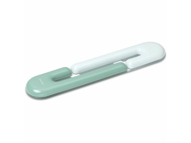 Kensington Duo Gel Wrist Rest - 0.87' Height x 17.72' Width x 3.66' Depth - Green - Polyurethane - Keyboard - Retail - 1