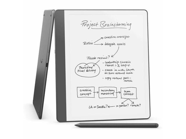 Amazon Wifi-Enabled Kindle Scribe - AZW3, AZW, TXT, PDF, MOBI, PRC, DOCX, DOC, HTML, ePub, RTF - GIF, JPEG, BMP, PNG - AAX - 10.2' Display - 32 GB...