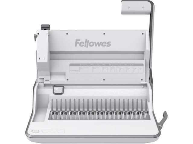 Fellowes Lyra Comb Binding Machine 30 Sheet Capacity White/Gray (5603001)