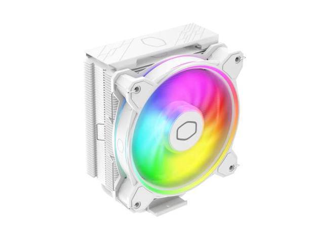 Cooler Master Hyper 212 Halo White CPU Air Cooler, MF120 Halo² Fan, Dual Loop ARGB, Aluminum Top Cover, 4 Copper Heat Pipes, 154mm (H) for AMD...