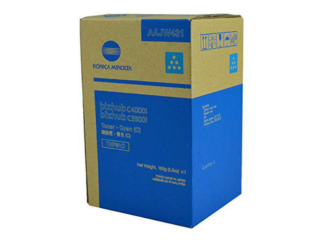 Konica Minolta AAJW431 Tnp81c Cyan Toner Cartridge For Use In Bizhub C3300i