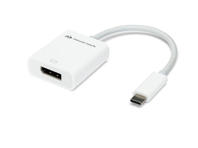 NewerTech USB-C to DisplayPort 8K Display Adapter - 1 x DisplayPort Digital Audio/Video - Female - 1 x USB Type C - Male - 7680 x 4320 Supported - 1