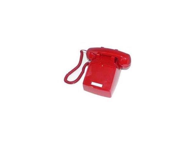 250047-VBA-NDL Red desk no dial