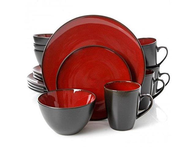 Gibson Overseas 94827.16 Gh Soho Lounge Rnd Dw Red 16Pc