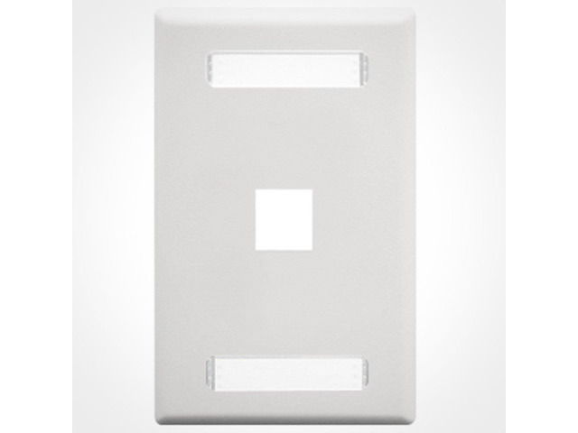 Icc ICC-IC107S06WH Faceplate With Station Id - 6 Port - ICC-IC107S06WH