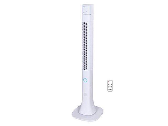 Optimus F7585WH Optimus in Pedistal Tower Fan with Remote - White