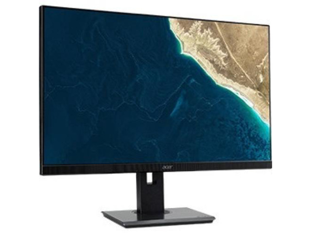 Acer B277U 27' WQHD 2560 x 1440 2K 75Hz 4ms (GTG) 2xHDMI DisplayPort AMD FreeSync USB 3.0 Hub Built-in Speakers Backlit LED IPS Monitor