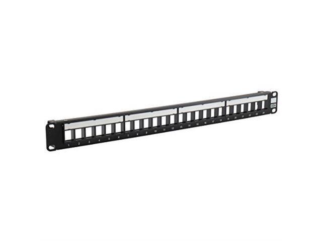 HUBBELL HPJ24 UDX-Series Shielded Patch Panel 24 Port 1 Rack Units 1.75in. H
