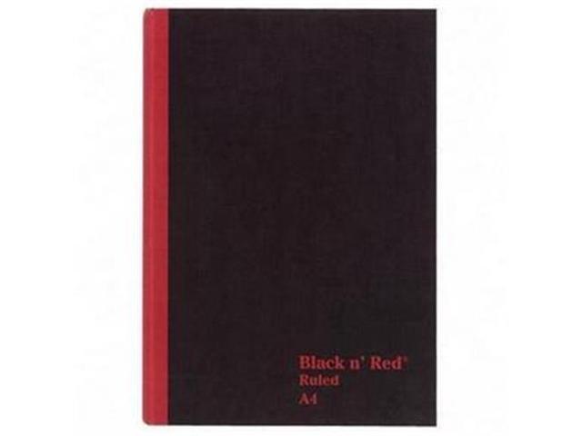 Black n' Red Casebound Notebook Legal Rule 11 3/4 x 8 1/4 White 96 Sheets D66174