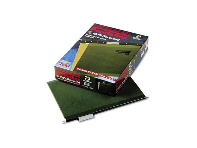 Pendaflex RCY415215SGR Reinforced Hanging File Folders- Kraft- Letter- Standard Green- 25/Box