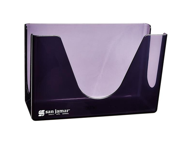San Jamar Countertop Folded Towel Dispenser Plastic Black Pearl 11 x 4 3/8 x 7 T1720TBK