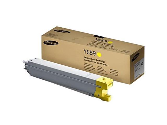 Yellow Toner Cartridge for Samsung CLT-Y659S MultiXpress CLX-8640ND, MultiXpress CLX-8650ND, Genuine Samsung Brand