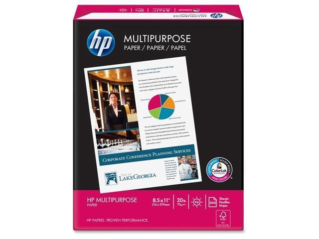 HP 112000 Multipurpose Copy Paper - 8.5' x 11', White, 96 Bright, 20 lb, 500 Sheets/Carton Laser & Inkjet Paper
