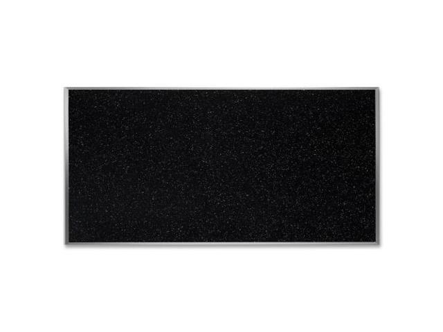 48.5' x 96.5' Aluminum Frame Recycled Rubber Bulletin Board - Confetti