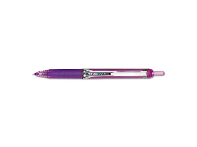 Pilot Precise V7RT Retractable Roller Ball Pen Purple Ink .7mm 26071