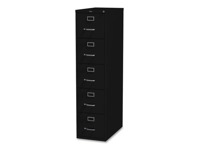 Lorell Commercial Grade Vertical File Cabinet - 15' x 26.5' x 61' - 5 x Drawer(s) for File - Letter - Vertical - Heavy D