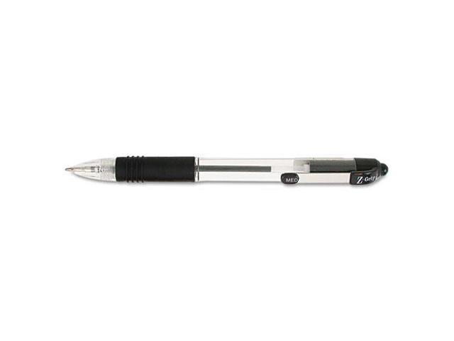 Zebra Z-Grip Retractable Ballpoint Pen Black Ink Medium Dozen 22210