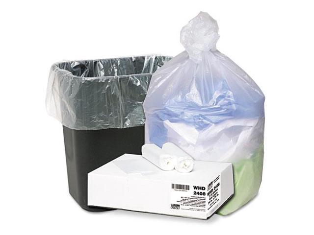 Ultra Plus High Density Can Liners 7-10gal 8 Microns 24 x 24 Natural 1000/Carton