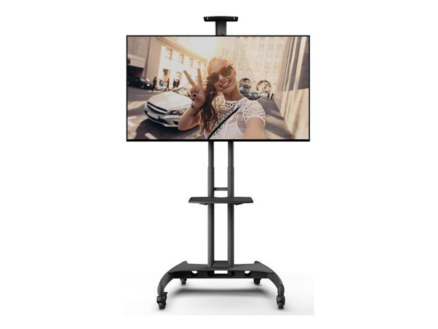 Kanto - Mobile TV Stand for Most Flat-Panel TVs Up to 65" - Black - image 9