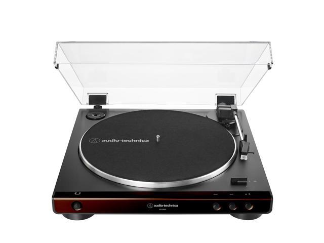 Audio-Technica - Audio Technica AT-LP60X-BW Turntable - Brown - image 7