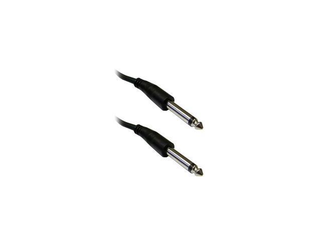 Cable Wholesale 1/4 inch Mono Patch Cable, 1/4 Male - 6 foot