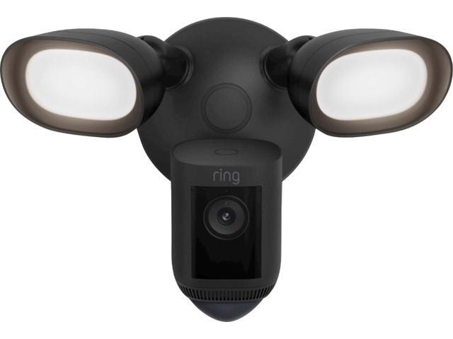 Ring B08FCWQWDZ Floodlight Cam Wired Pro Surveillance Camera - 1080p - 1800 Lumens - LED - Outdoor - Wired - Night Vision - Amazon Alexa - Black