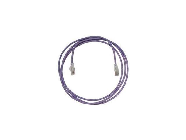 Ortronics MC5E03-07 Clarity CAT5E Modular Patch Cord - 3 feet - RJ45 To RJ45 - Unshielded Twisted Pair - ETL - RoHS Conformant - Purple