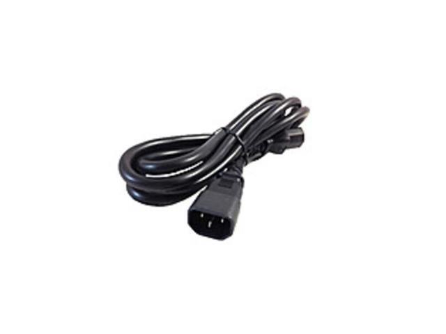 ENET C13 to C14 6ft Black Power Extension Cord / Cable 250V 18 AWG 10A NEMA IEC-320 C13 to IEC-320 C14 6'