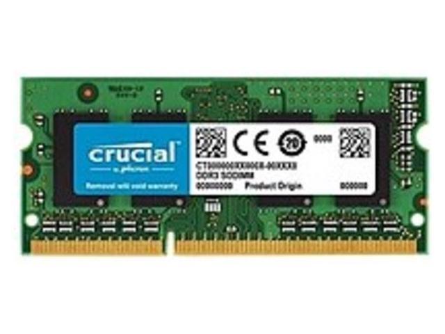Crucial 8GB DDR3L 1600 (PC3L 12800) CL11 ECC Unbuffered SODIMM CT102472BF160B