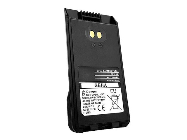 2200mah Battery Replaces ICOM BP280 for F1000 F2000 Series Two-Way Radio