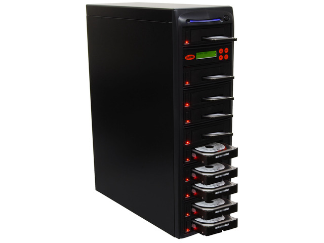 Systor 1 to 9 SATA 150MB/S HDD SSD Hard Drive Duplicator/Sanitizer - Copy & Erase 2.5 & 3.5 inch Hard Disk Drives & Solid State Drives...
