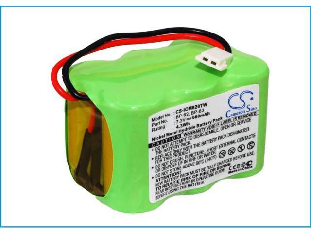 Battery for Icom 94506577 BP-82 BP-83 BP-84 BP-85 IC-24AT IC-2SE IC-M7 IC-R1