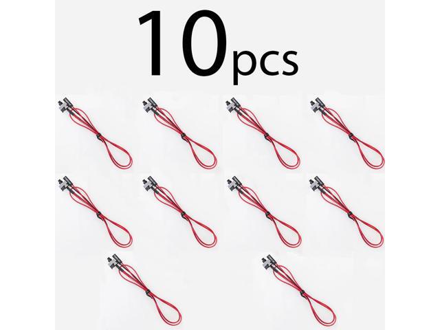 10Pack ATX Power Switch cable for Open mining case rig PC Mainboard On/Off/Reset