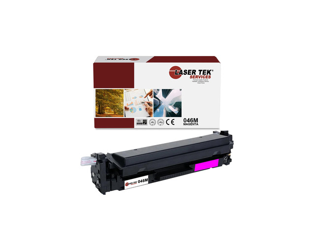 Laser Tek Services Compatible Toner Cartridge Replacement for Canon 046 046M Works with Canon Color ImageClass MF731Cdw MF733Cdw, LBP654Cdw...