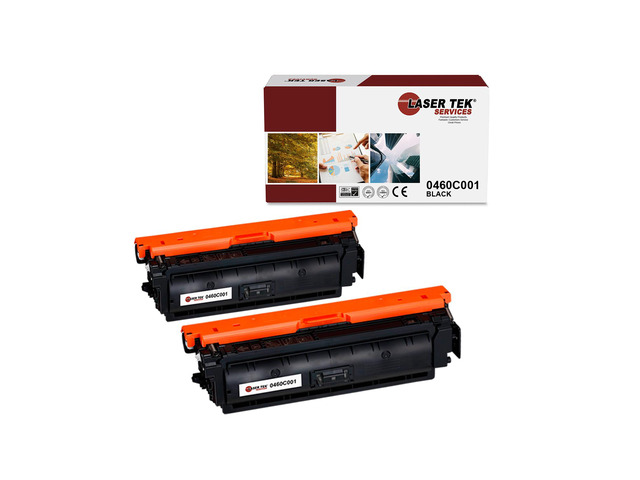 Laser Tek Services Compatible Toner Cartridge Replacement for Canon 040 040K Works with Canon Color ImageClass LBP712Cdn, i-SENSYS LBP710Cx 712Cx...