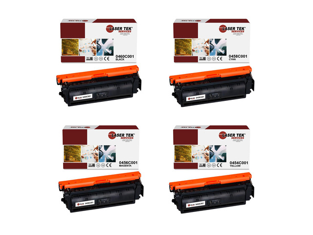 4Pk LTS 040 040K 040C 040M 040Y Compatible for Canon ImageClass LBP712Cdn Toner