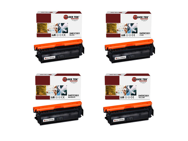 Laser Tek Services Compatible High Yield Toner Cartridge Replacement for Canon 040H Works with Canon Color ImageClass LBP712Cdn Printers (Black,...