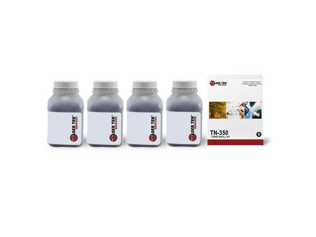 Laser Tek Services Compatible Toner Refill Kit Replacement for Brother TN350 TN-350 Works with Brother HL-2040 2040N, MFC-7220 7225, DCP-7010...