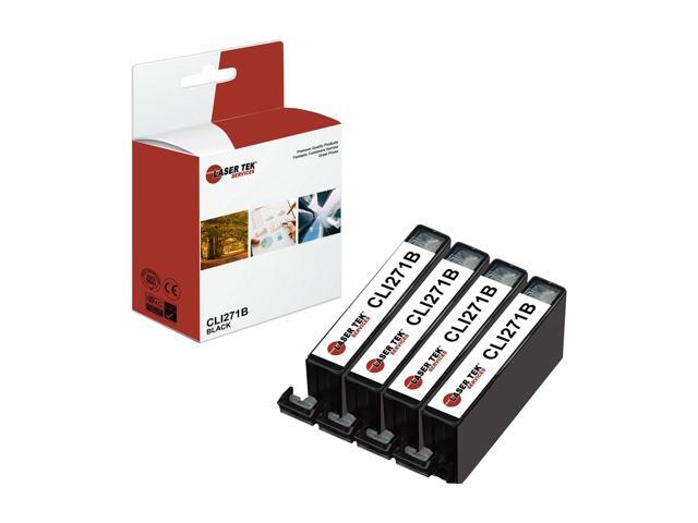 Laser Tek Services Compatible High Yield Ink Cartridge Replacement for Canon CLI-271 CLI271B Works with Canon Pixma MG5720 MG5721, TS5020 TS6020...