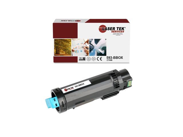 Laser Tek Services Compatible Toner Cartridge Replacement for Dell 825 593-BBOX Works with Dell H625cdw H825cdw, S2825cdn Printers (Cyan, 1 Pack) -...