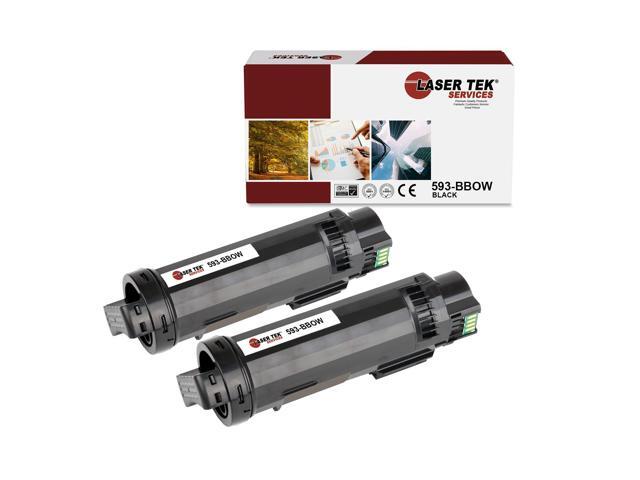 Laser Tek Services Compatible Toner Cartridge Replacement for Dell 825 593-BBOW Works with Dell H625cdw H825cdw, S2825cdn Printers (Black, 2 Pack)...