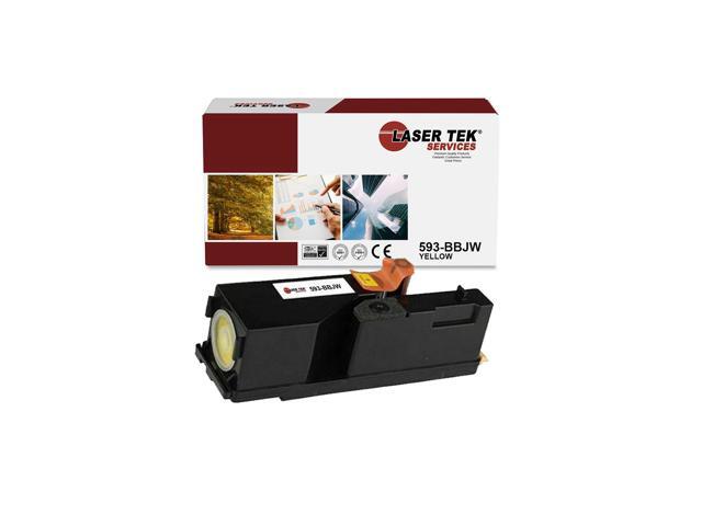 Laser Tek Services Compatible Toner Cartridge Replacement for Dell E525 593-BBJW (E525Y) Works with Dell Multi-Function E525w Printers (Yellow, 1...