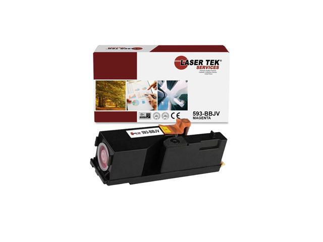 Laser Tek Services Compatible Toner Cartridge Replacement for Dell E525 593-BBJV (E525M) Works with Dell Multi-Function E525w Printers (Magenta, 1...