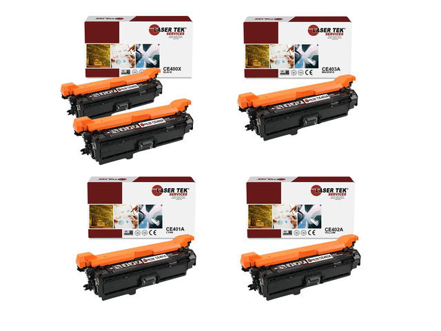 5Pk LTS 507X BCMY HY Compatible for HP LaserJet 500 M551dn M551n Toner Cartridge